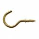 Brass Cup Hook 1-1/4i
