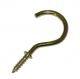 Cup Hook Brass 1-1/2i