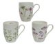 Mug Flower Print Porcelain Ast