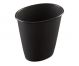 Wastebasket Black Oval 1.5Gln