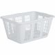 Laundry Basket White 1.65Bu