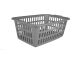 Laundry Basket 30L Silver