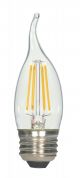 Bulb LED 4.5W Clear CA10 2Pk