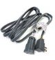 AC/APPLIANCE CORD 9FT GRY