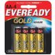 Battery Alk Gold AA 4Pk Everea