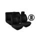 Nuvo Seat Cover Set/9 Black