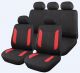 Nuvo Seat Cover Set/9 Blk/Red