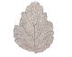 Placemat Leaf Champagne 46x35c
