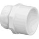 Male Adapter Waste Wht 4i