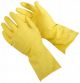 LATEX GLOVES YELLOW LARGE