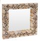Mirror Teak Frame 50cm Square