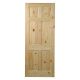 Pine Door 28x80 Knotty 6-Panel
